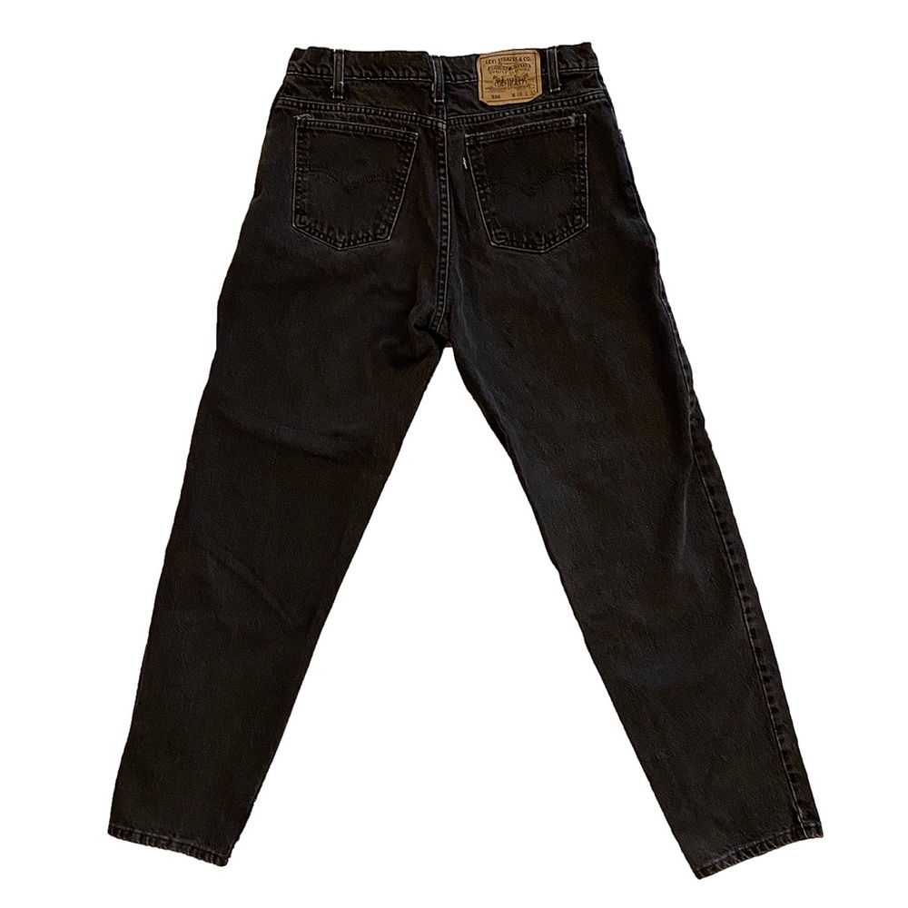 Vintage 80’s/90’s Levi's 550 Black Denim Jeans - 33 x 31